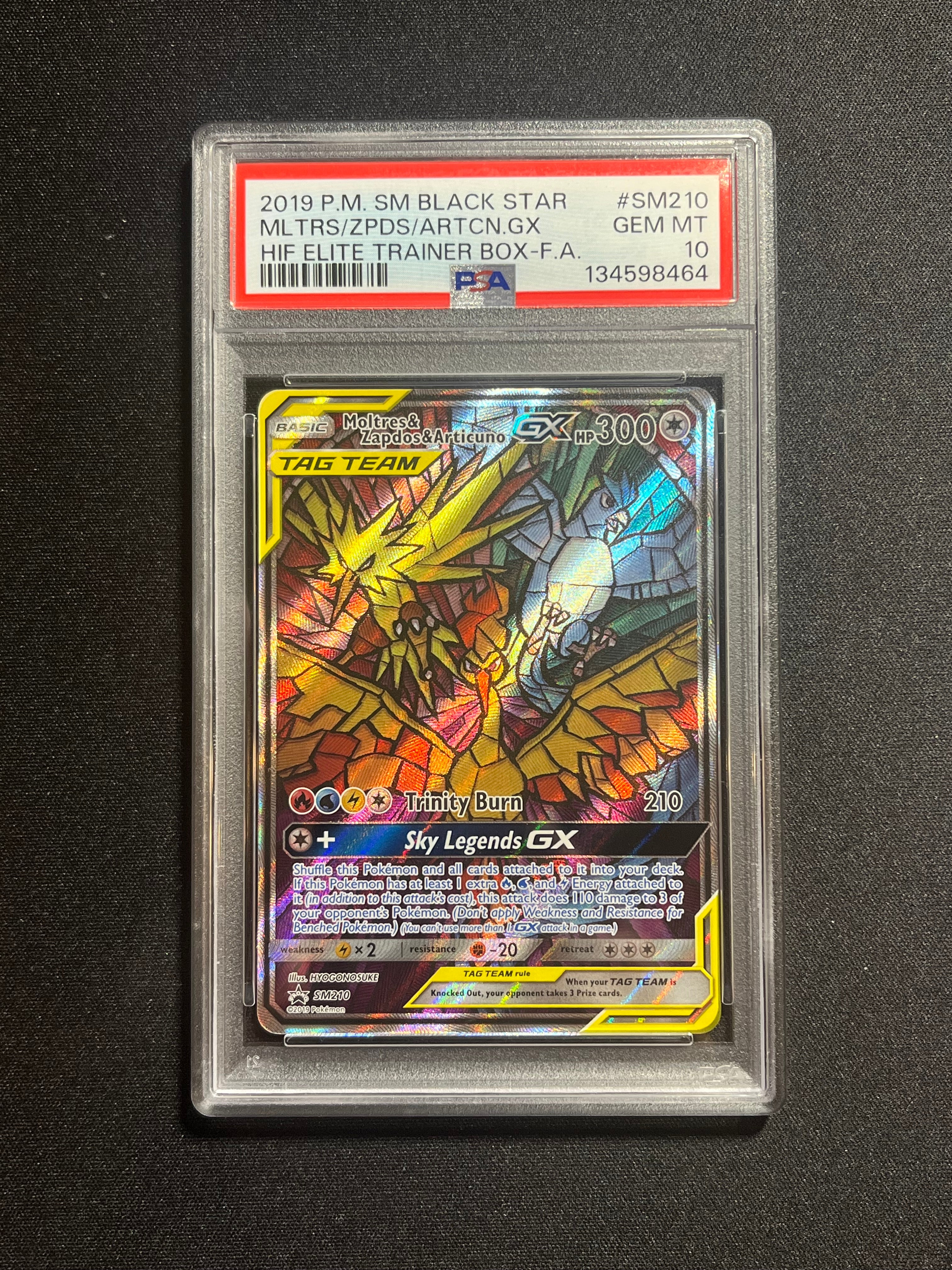 Moltres & Zapdos & Articuno GX (SM210)