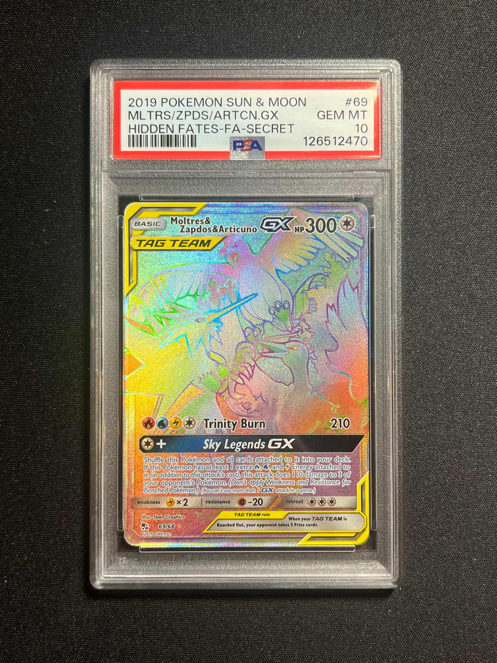 Moltres & Zapdos & Articuno GX Secret (69)
