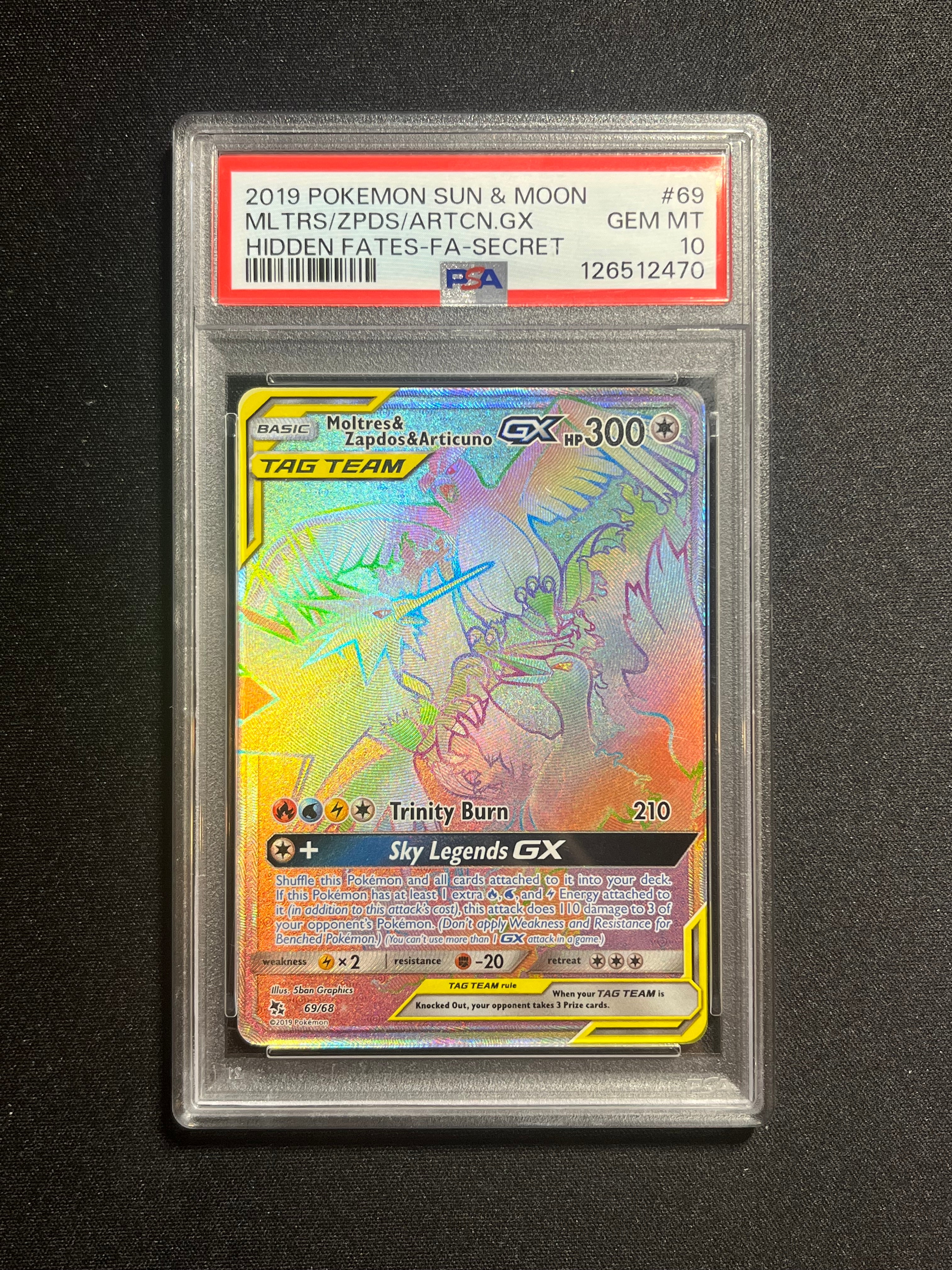 Moltres & Zapdos & Articuno GX Secret (69)