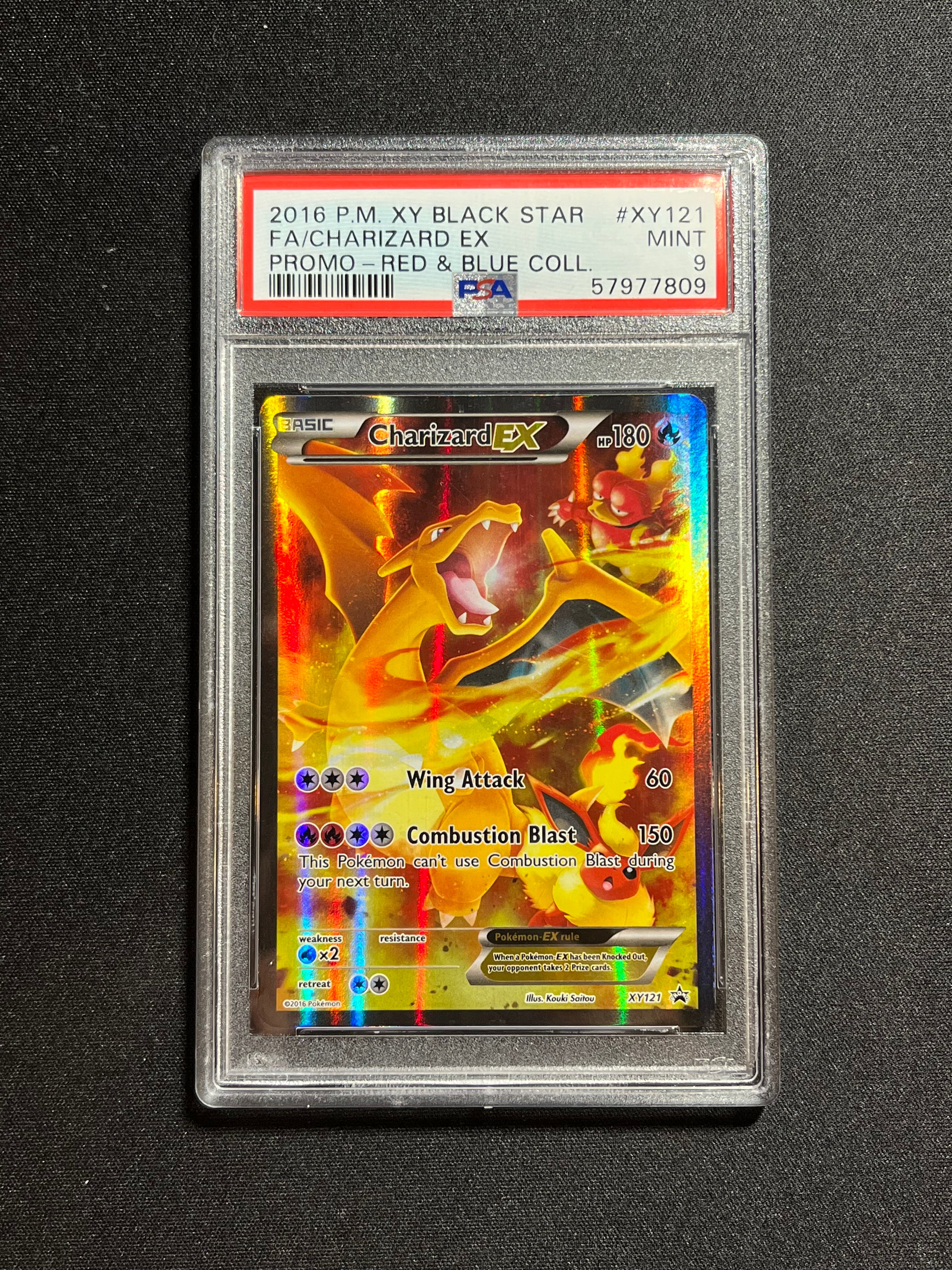 Charizard EX Full Art (XY121) PSA 9