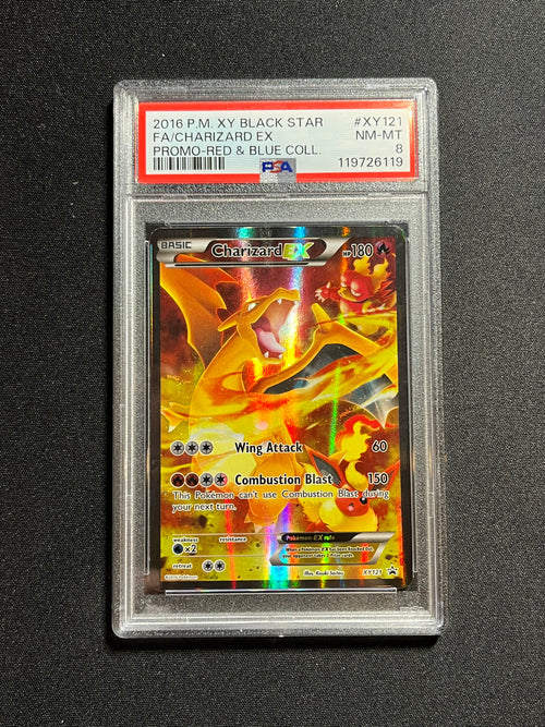 Charizard EX Full Art (XY121) PSA 8
