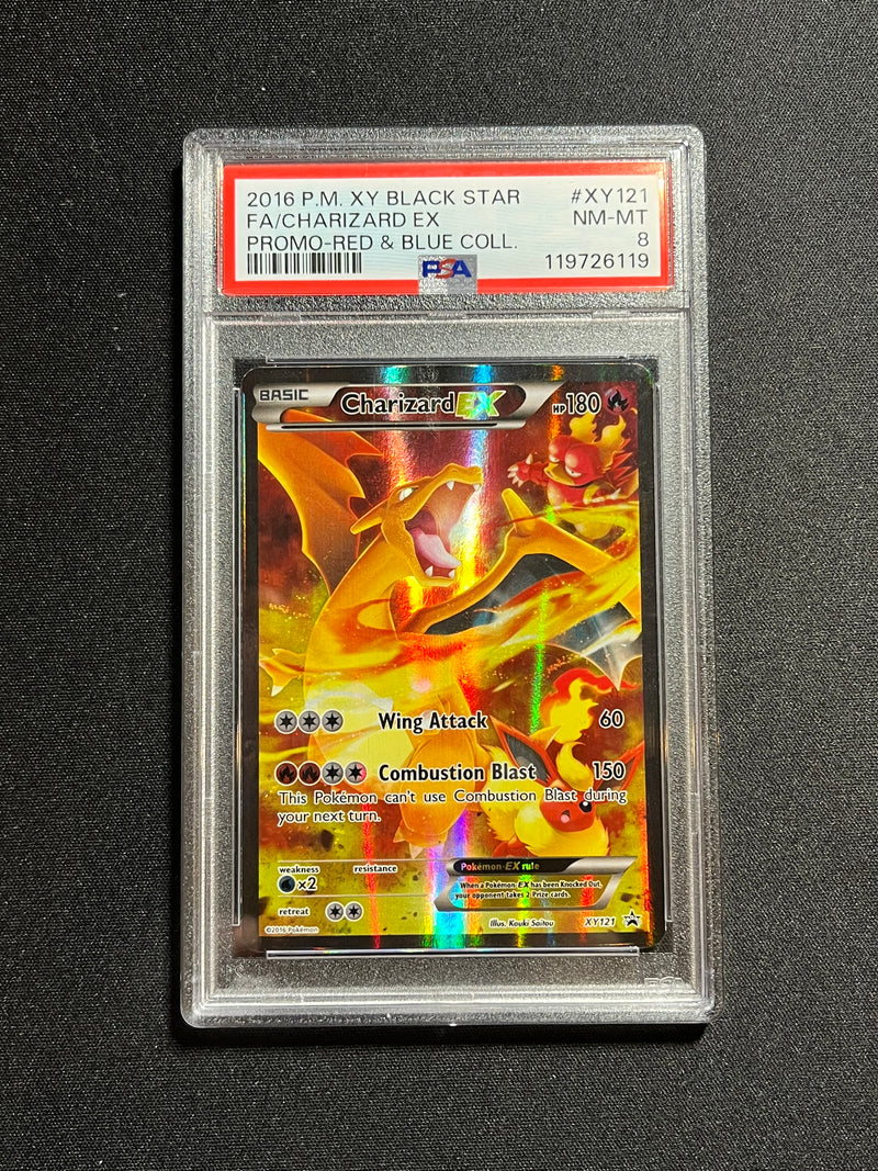 Charizard EX Full Art (XY121) PSA 8