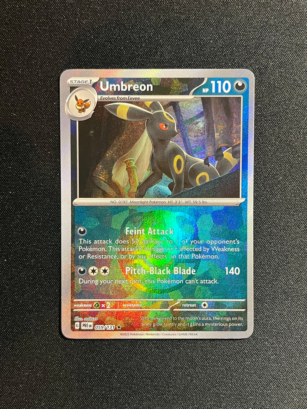 Umbreon Reverse Holo Master Ball (059)