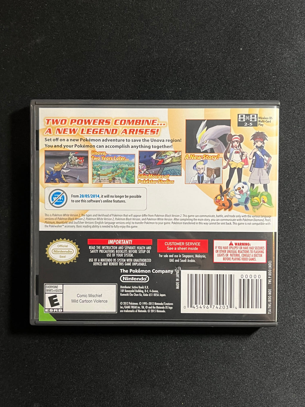 Pokemon White 2 Version DS