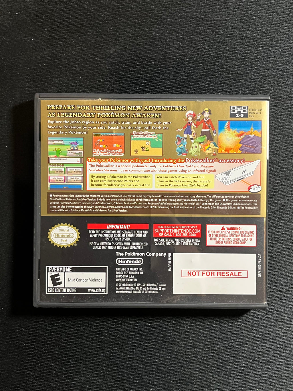 Pokemon Heart Gold Version DS CIB