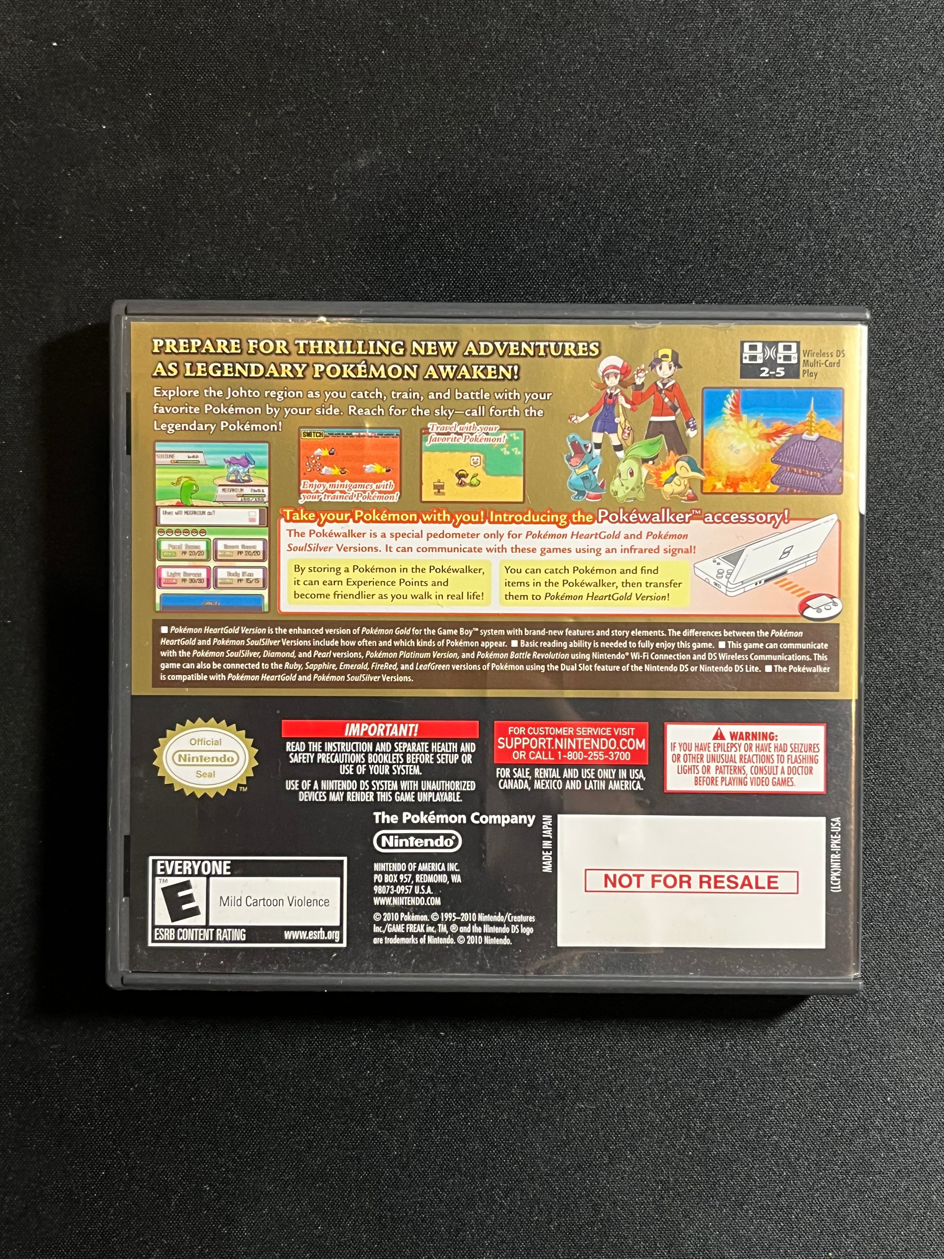 Pokemon Heart Gold Version DS CIB