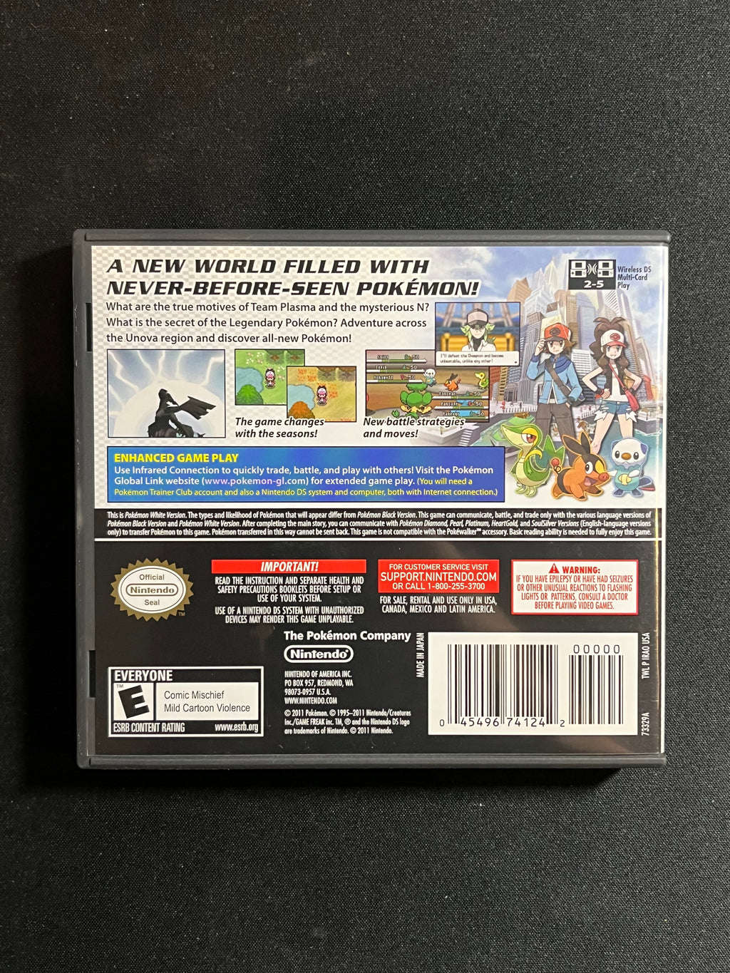 Pokemon White Version DS CIB
